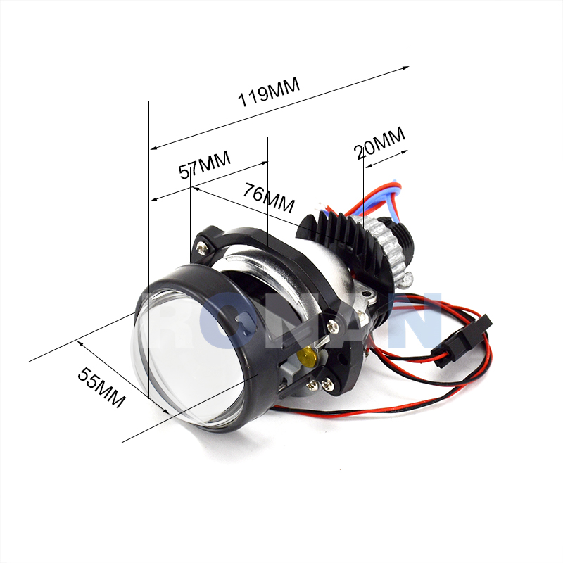 RONAN 2.0inch Mini Bi-Led Proj - Universal Motorcycle Led Headlight Projector 评论和价格