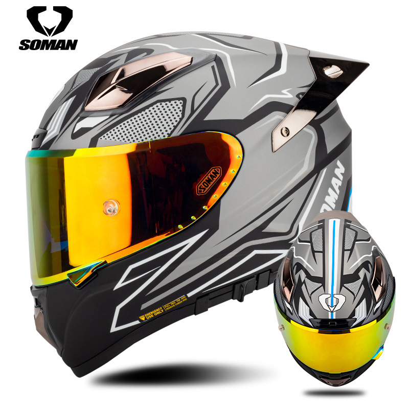Soman Motorcycle Helmet Carbon - Carbon Fiber Lightweight Motorcycle Helmet 评论和价格