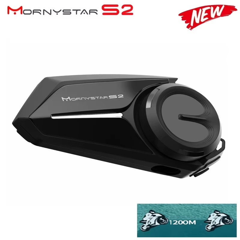 Mornystar S2 Helmet Headset Mo - Universal Motorcycle Helmet Intercom Headset 评论和价格
