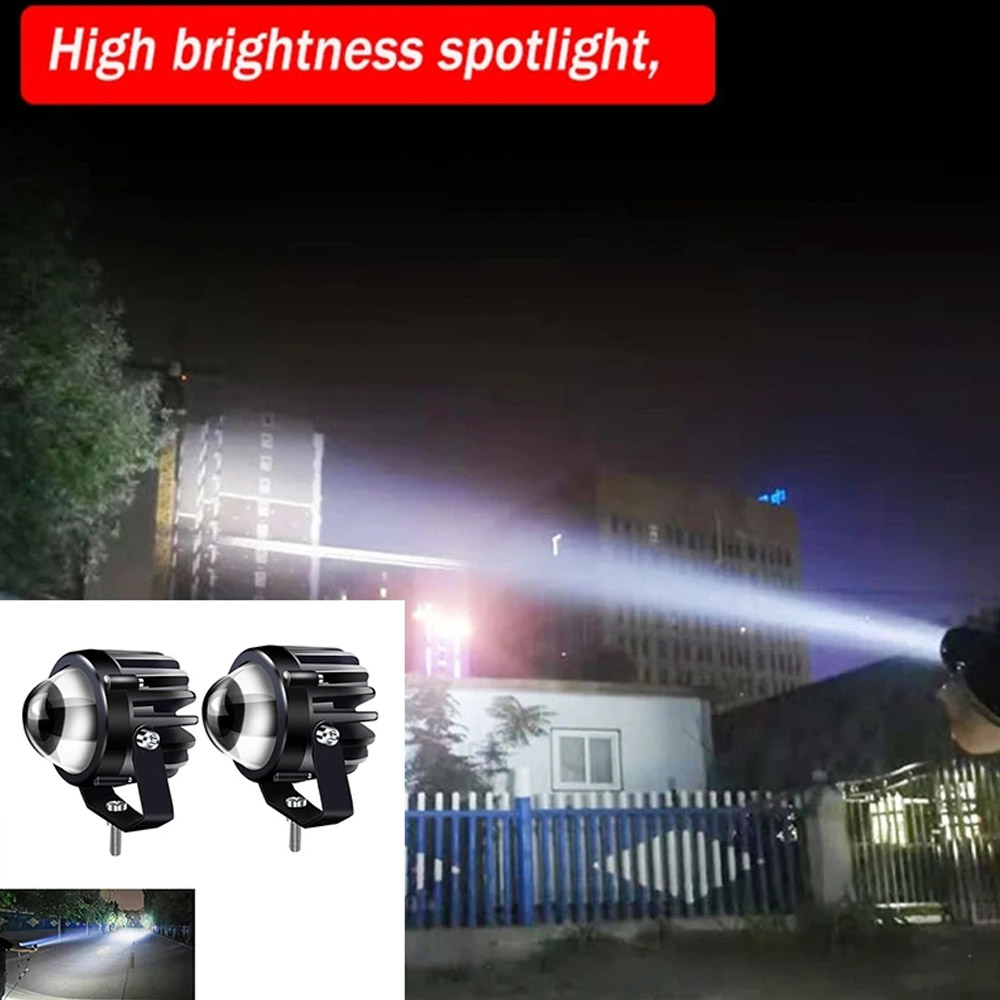 Motorcycle Projector Laser Lig - Universal Motorcycle Led Headlight Projector 评论和价格