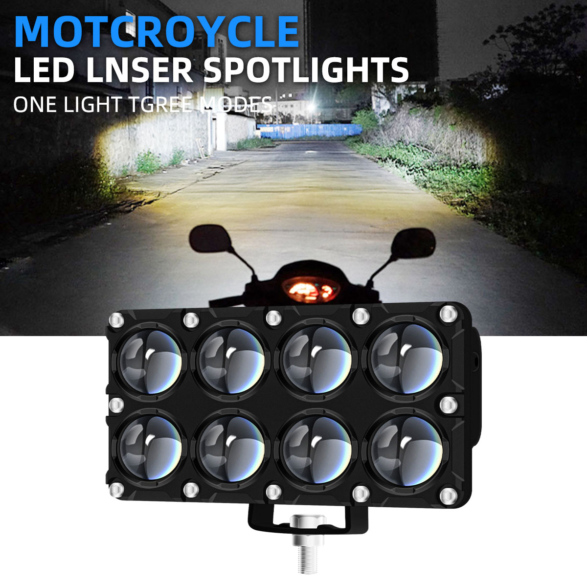 6/8/10 Lens Auxiliary Motorcyc - Universal Motorcycle Led Headlight Projector 评论和价格