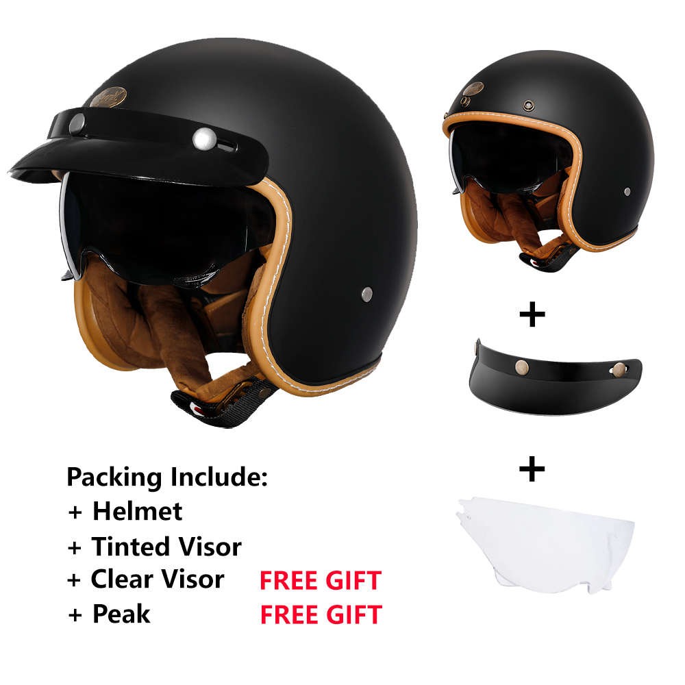 Retro Adult Open Face Electric - Vintage Open Face Retro Helmet 评论和价格