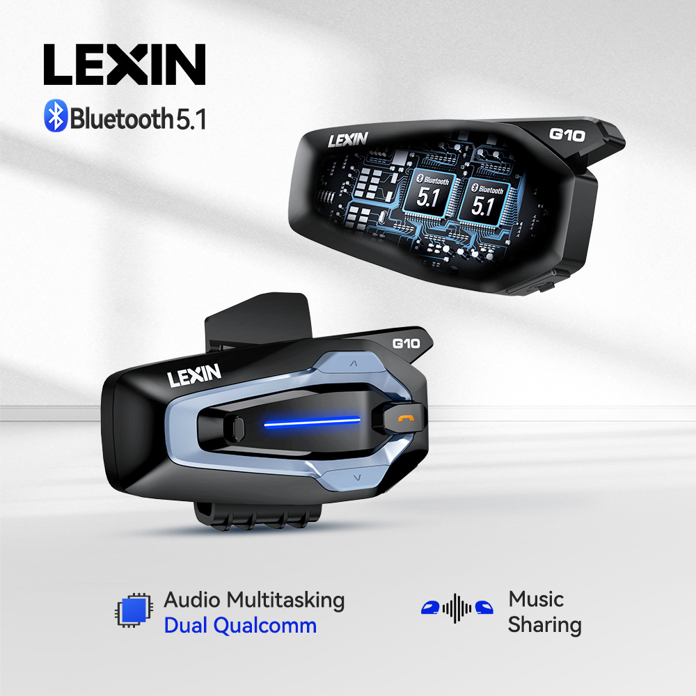 NEW-LEXIN G10 Motorcycle Helme - Full Face Motorcycle Helmet With Bluetooth 评论和价格