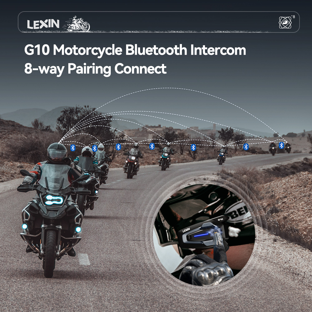 NEW-LEXIN G10 Motorcycle Helme - Full Face Motorcycle Helmet With Bluetooth 评论和价格