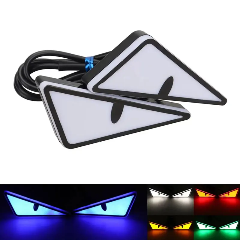 Universal Car LED Devil Eyes L - Universal Motorcycle Led Headlight Projector 评论和价格