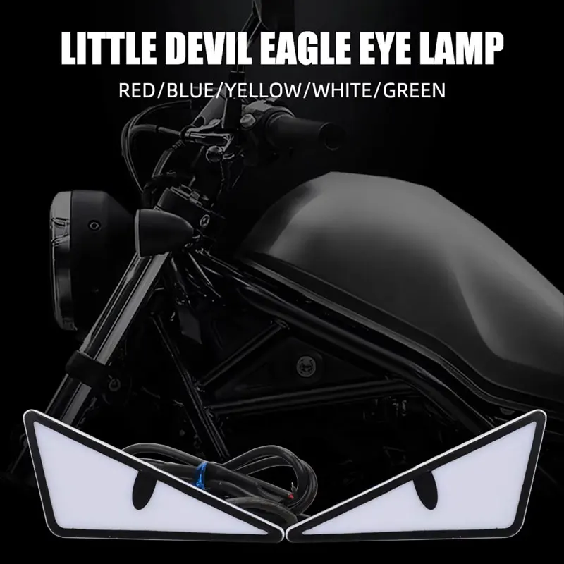 Universal Car LED Devil Eyes L - Universal Motorcycle Led Headlight Projector 评论和价格