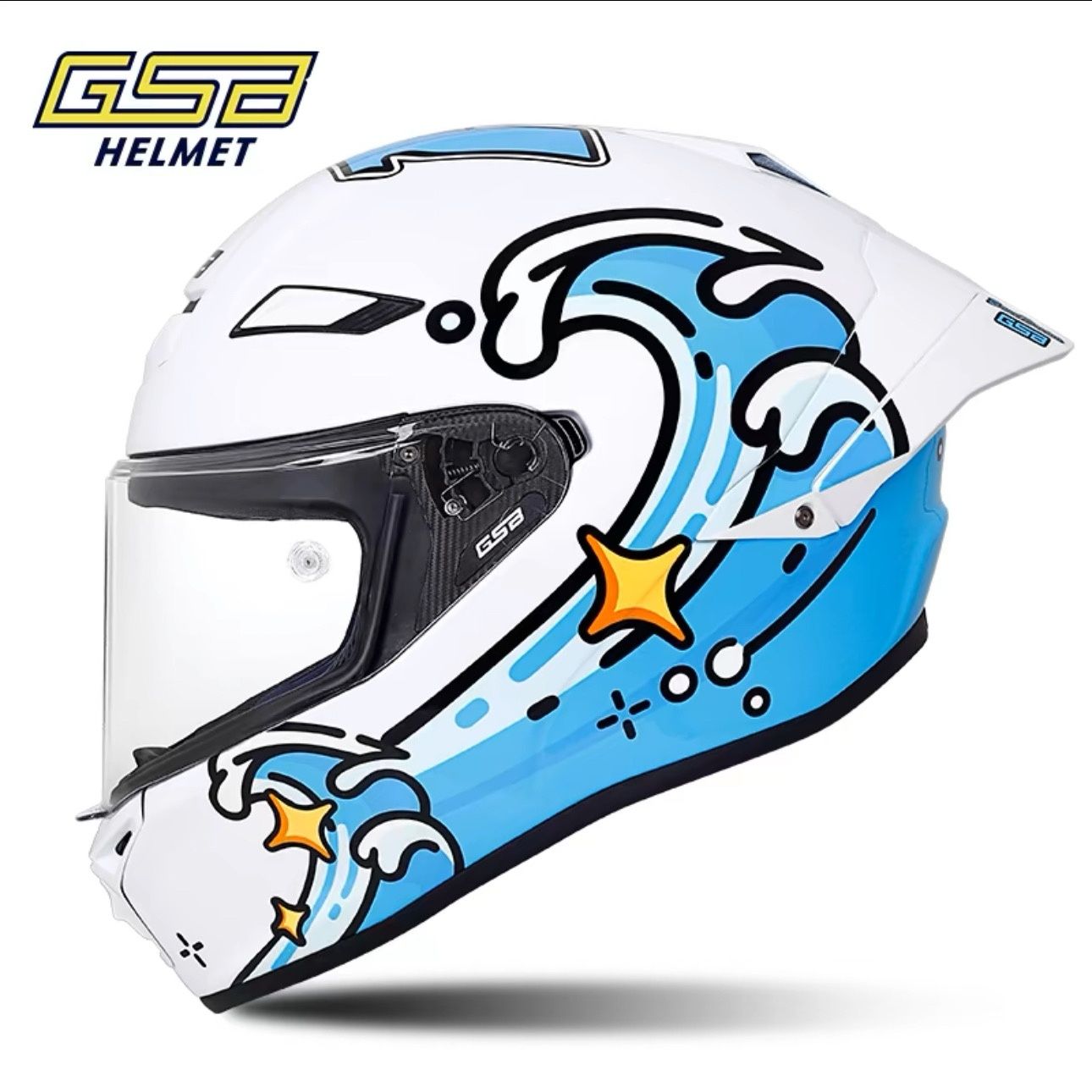 GSB Carbon Fiber Helmet RC5 Mo - Carbon Fiber Lightweight Motorcycle Helmet 评论和价格